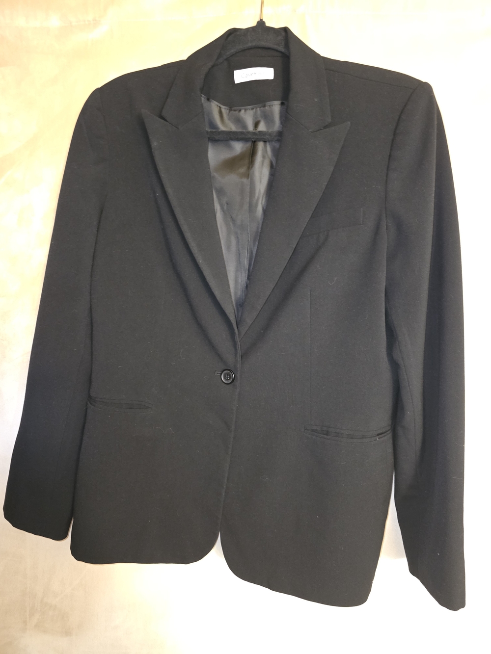 Calvin Klein Black Single-Button Blazer Jacket